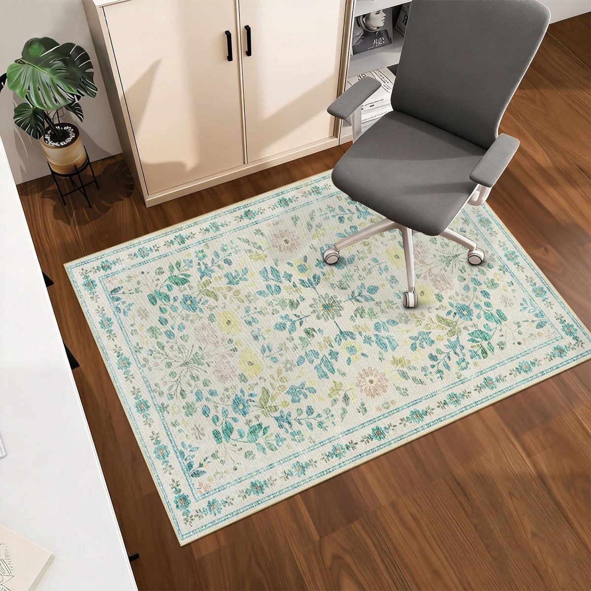 Omgoods - Beige Ondergrond voor Bureau met Antislip Functie 90x120cm