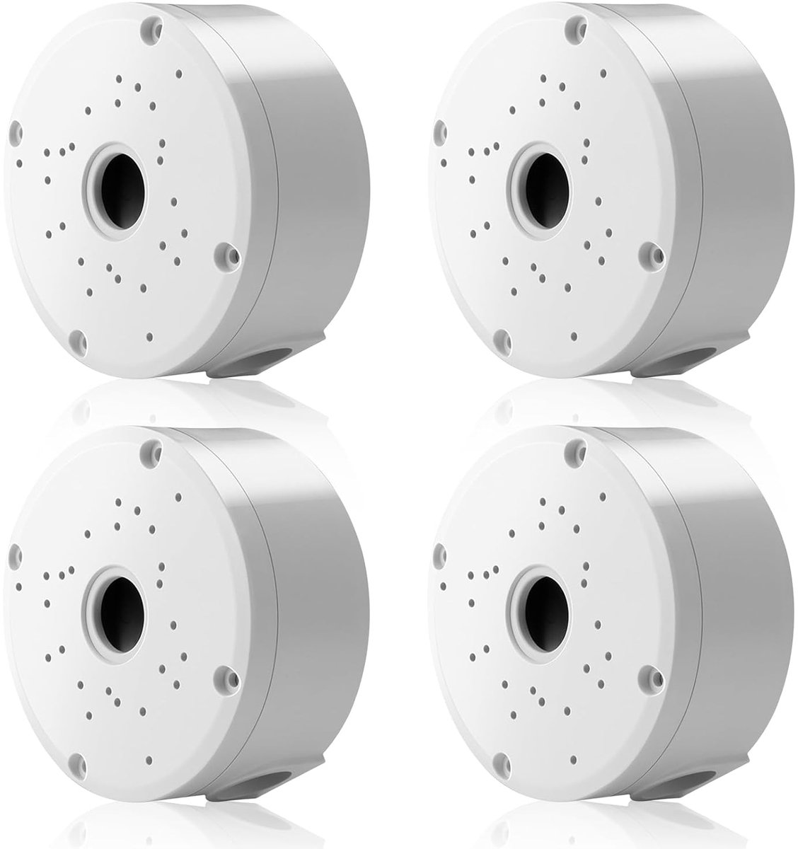 Camera Junction Box 118mm - Semicirkelvormig - Waterdicht - Verborgen kabels voor langdurig gebruik - ShopVlot
