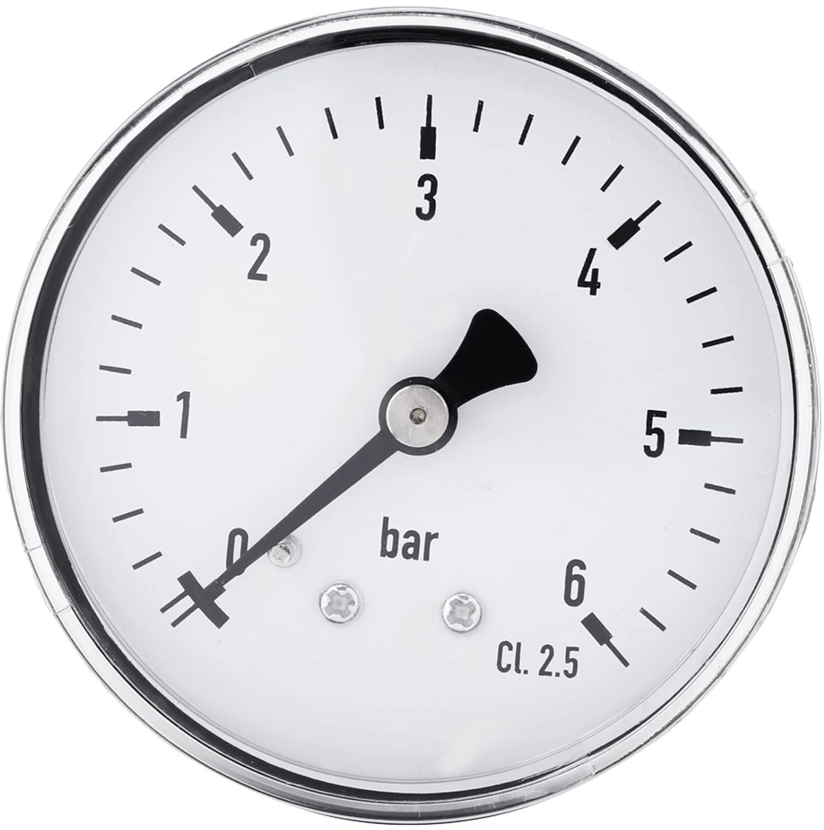 Meters Precisie Drukreiniger Meter 0-6 bar Voor Brandstof Air Olie Vloeibaar Water