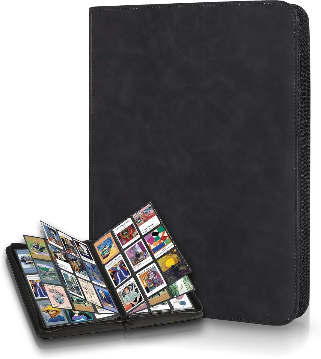 Verzamelalbum voor 540 kaarten, 9-vakken Toploader Binder met 7x9 cm
