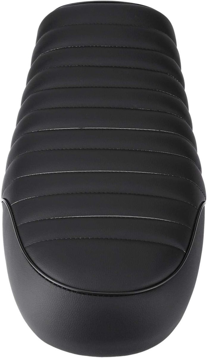 SeatMotorzadel, Zitkussen Seat voor Bike Seat Cafe Racer PU Lederen Zadel Motorfiets PU Lederen Vintage Gemakkelijk Gebruik voor Auto Accessoires(D-sectie)