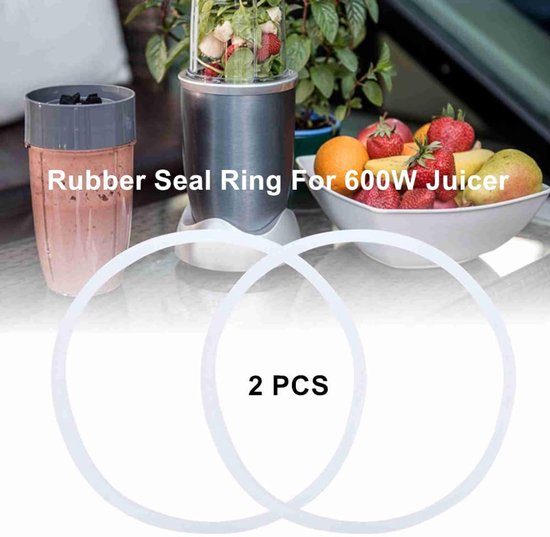 SnelShoppen - 2 Stuks Citrus Juicer Vervangingsrubber Seal voor Juicer 600W - Hoge Kwaliteit Silicone - Perfecte Pasvorm voor Sapcentrifuge - Keuken A van Snelshoppen — afbeelding 2
