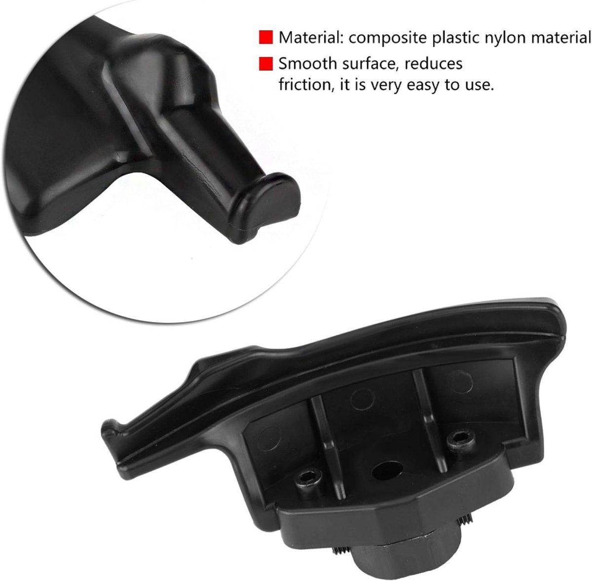 SnelShoppen - Tire Changer Montagekop - 1 Stuk Zwarte Plastic Nylon Montagekop voor Bandenwisselaar - 28mm - Beschermt Velgen tegen Krassen en Schade