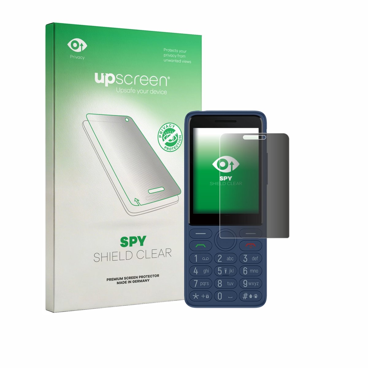 upscreen - privacy screenprotector voor TCL OneTouch 4042s - Folie Beschermfolie Blauwlichtfilter