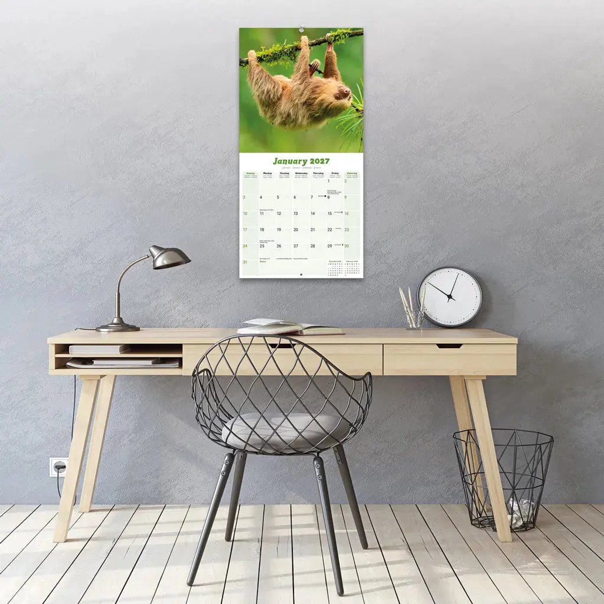 Luiaard Kalender 2027