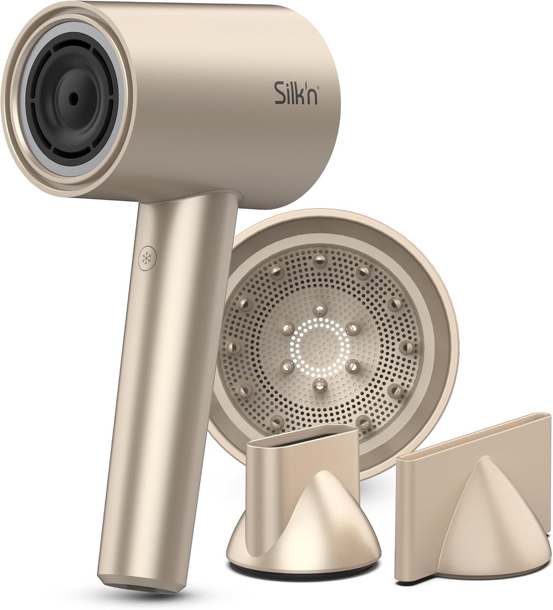 Haardroger - Rose Gold - Ionische Technologie - 1600W - Met Magnetische Accessoires