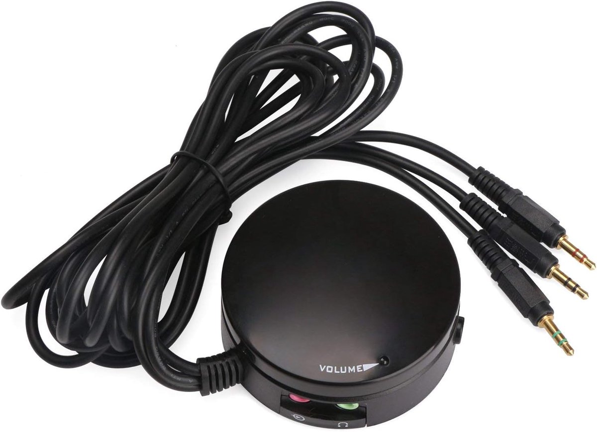 Computer-luidspreker hoofdtelefoon audioconverter audio-schakelaar volumeregeling audio-instelling volumeregeling