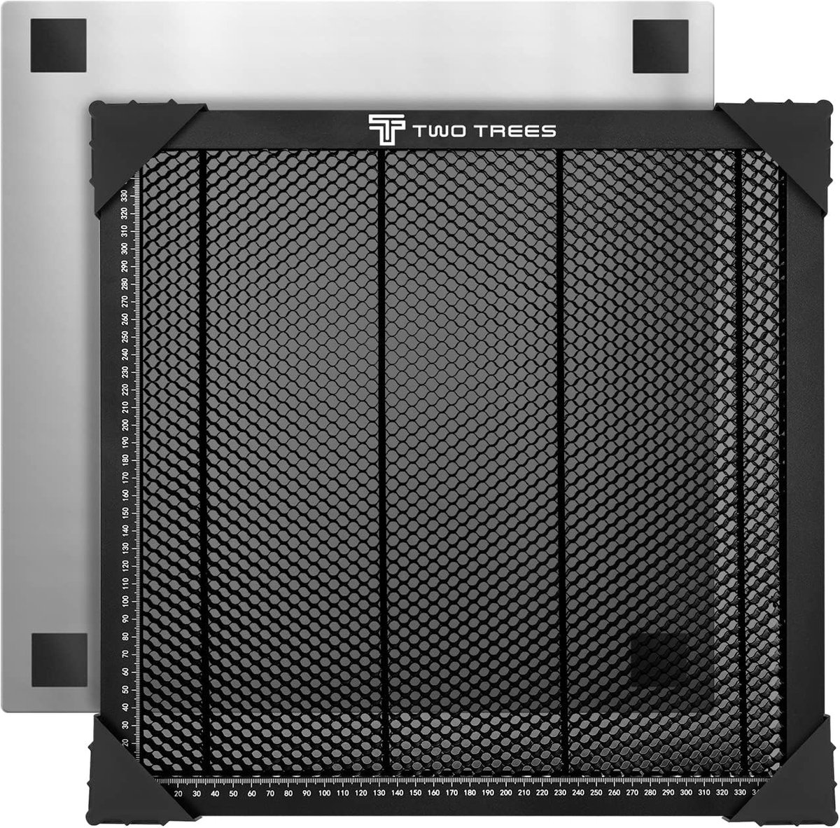 Werktafel Honeycomb 400x400mm - Stalen Honeycomb Laserbed - Inclusief Aluminium Plaat - SnelShoppen