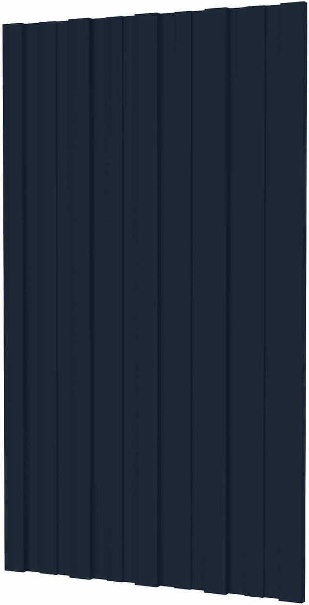 Dakpanelen - Golfplaten - Schuur Bedekken - Verzinkt Staal - 80 x 45 cm - Antraciet