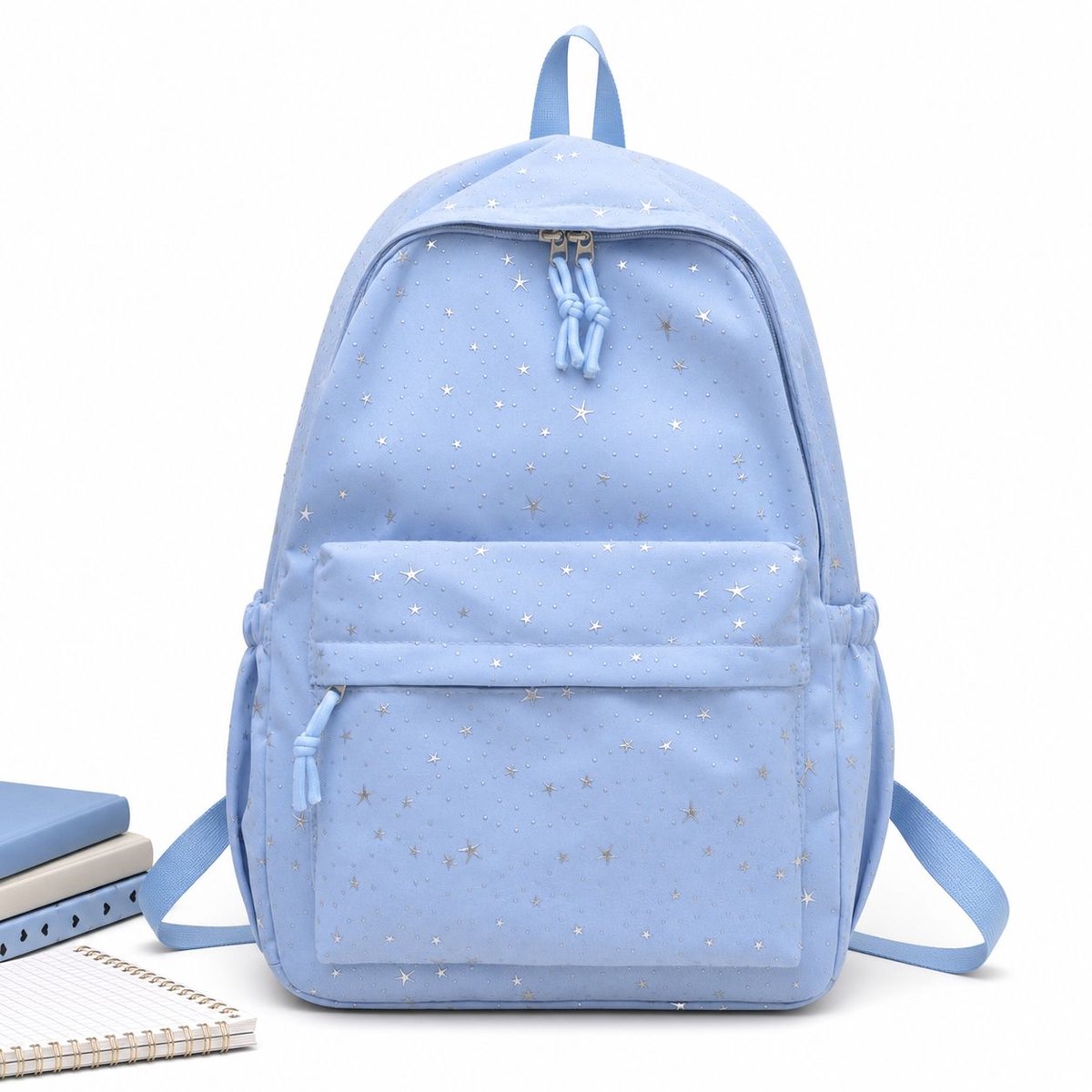 VHV-Rugzak - Stijlvolle en Duurzaam Vervaardigde Schoudertas en Dagrugzak met Ruime Indeling voor Dagelijks Gebruik, Werk en Reizen - Blauw