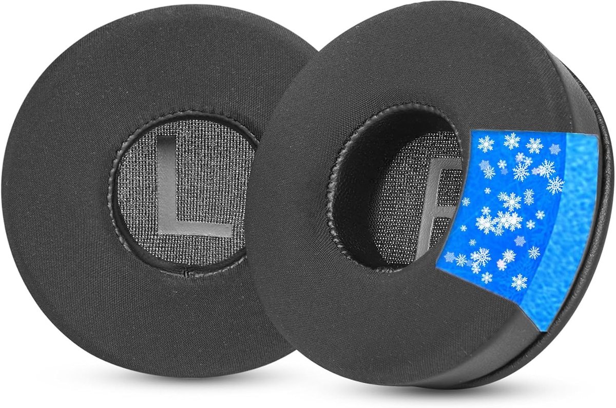 SnelShoppen - Cooling Gel Oorkussens Vervanging voor Hoofdtelefoon met Verbeterde Gel en Zachte Schuim, Geschikt voor House of Marley Positive Vibrati
