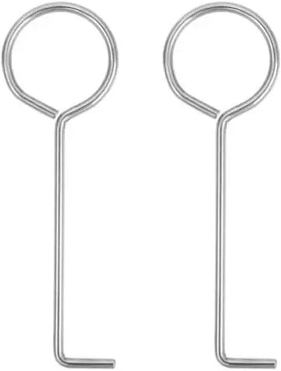 2 Universal Stainless Steel Keys Professional Lock Set for Home/Office Opens 95% Doors (Double Security & Anti-Skid) - ShopVlot