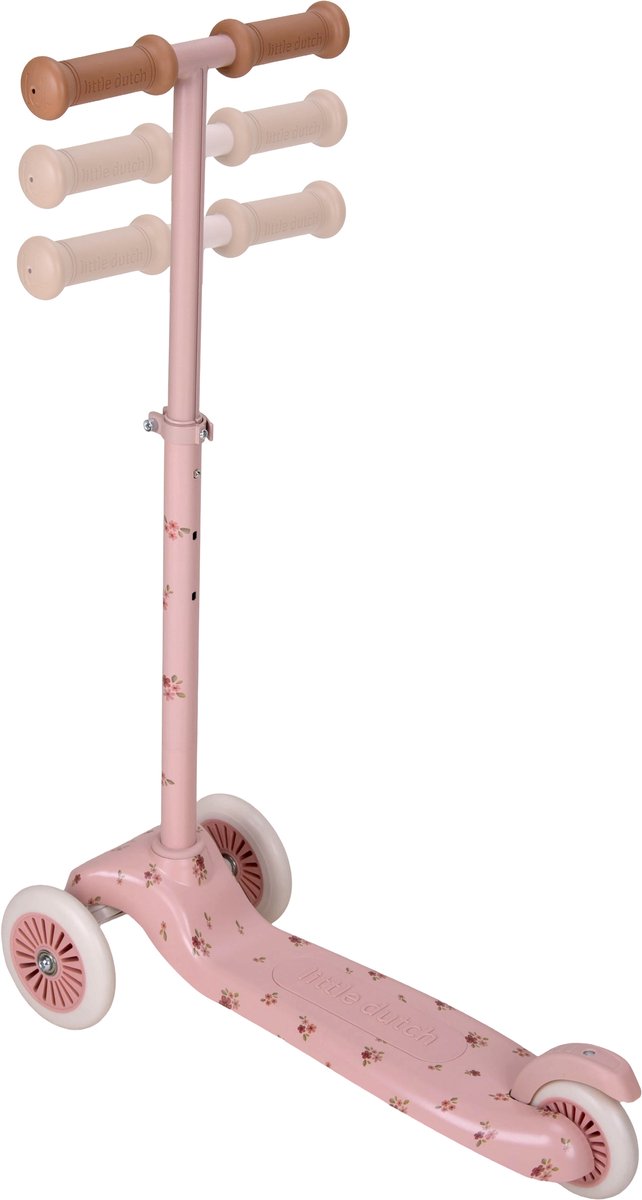 Little Dutch Kinderstep - Step met 3 wielen - 3 - 6 jaar - Hoogte verstelbaar stuur - Roze — cadeau in Spellen & Speelgoed - foto 8