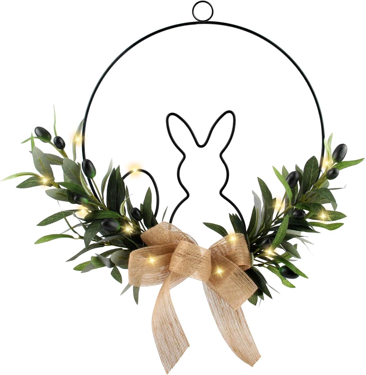 Easter Wreath, Front Door, 30 cm, Door Wreath, Easter, Easter Decoration, Hanging Door - ShopVlot