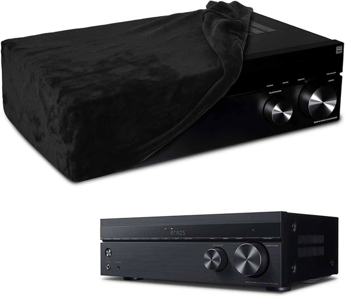 Dust Cover Compatible with Sony STRDH190 2-ch Home Stereo Receiver, Soft Stretch Fabric Dustproof Protector for Music - ShopVlot
