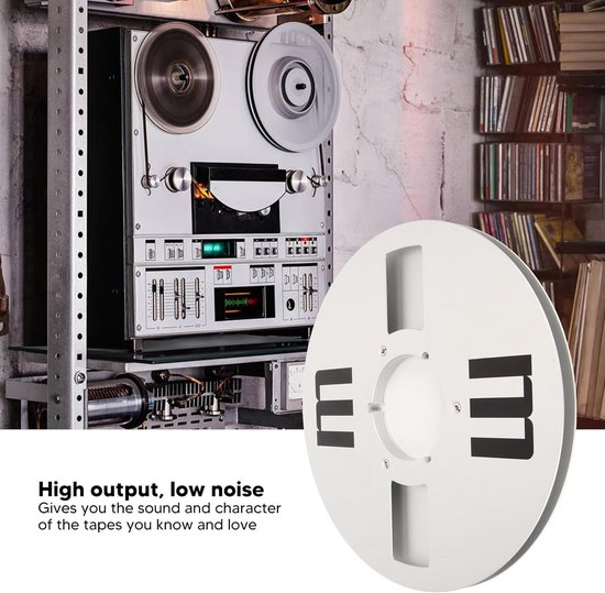 Lege Tape Reel - Opname Haspel - Audio Opnemen - Universeel Aluminium Ontwerp - 10 inch - Zilver — afbeelding 4