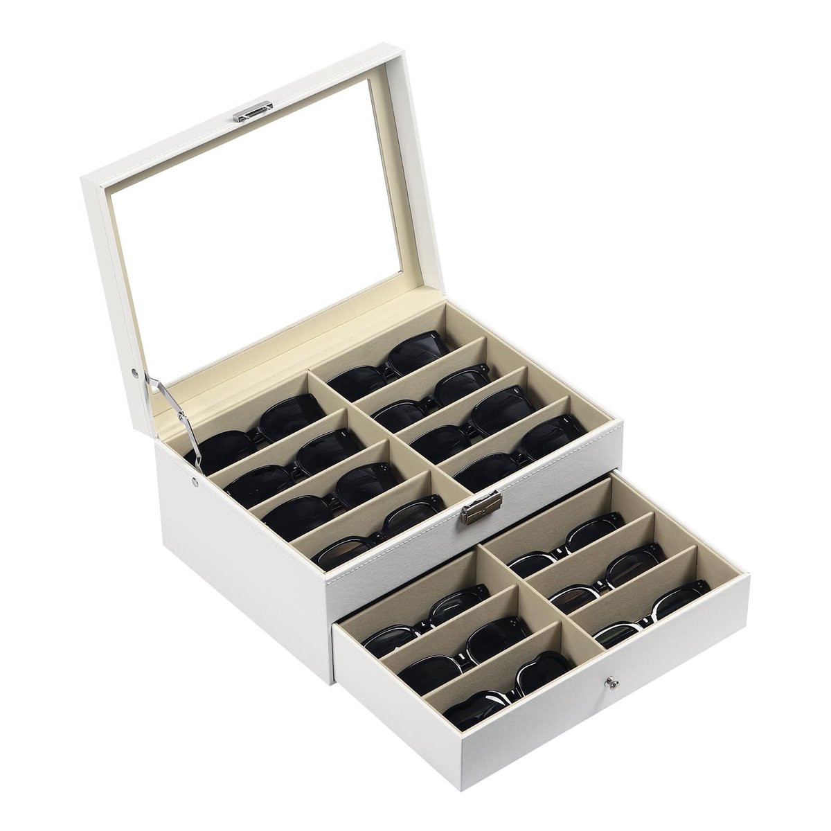 Omgoods - Lockable Organizer voor Zonnebrillen en Brillen
