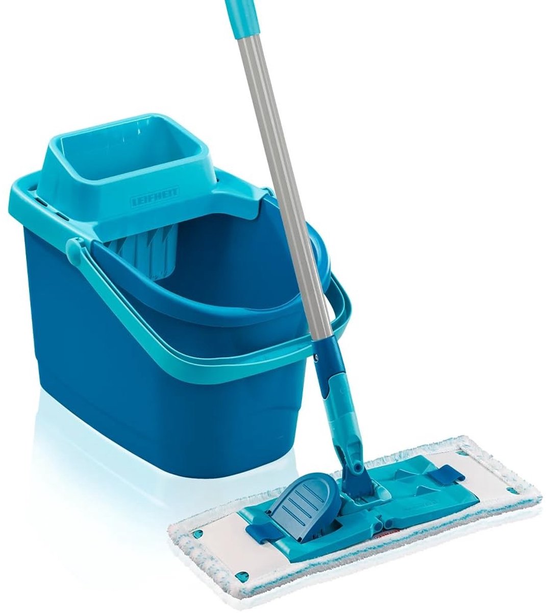 Omgoods - Compleet Dweilsysteem voor Grondig Schoonmaken, Inclusief Emmer en Wisserset