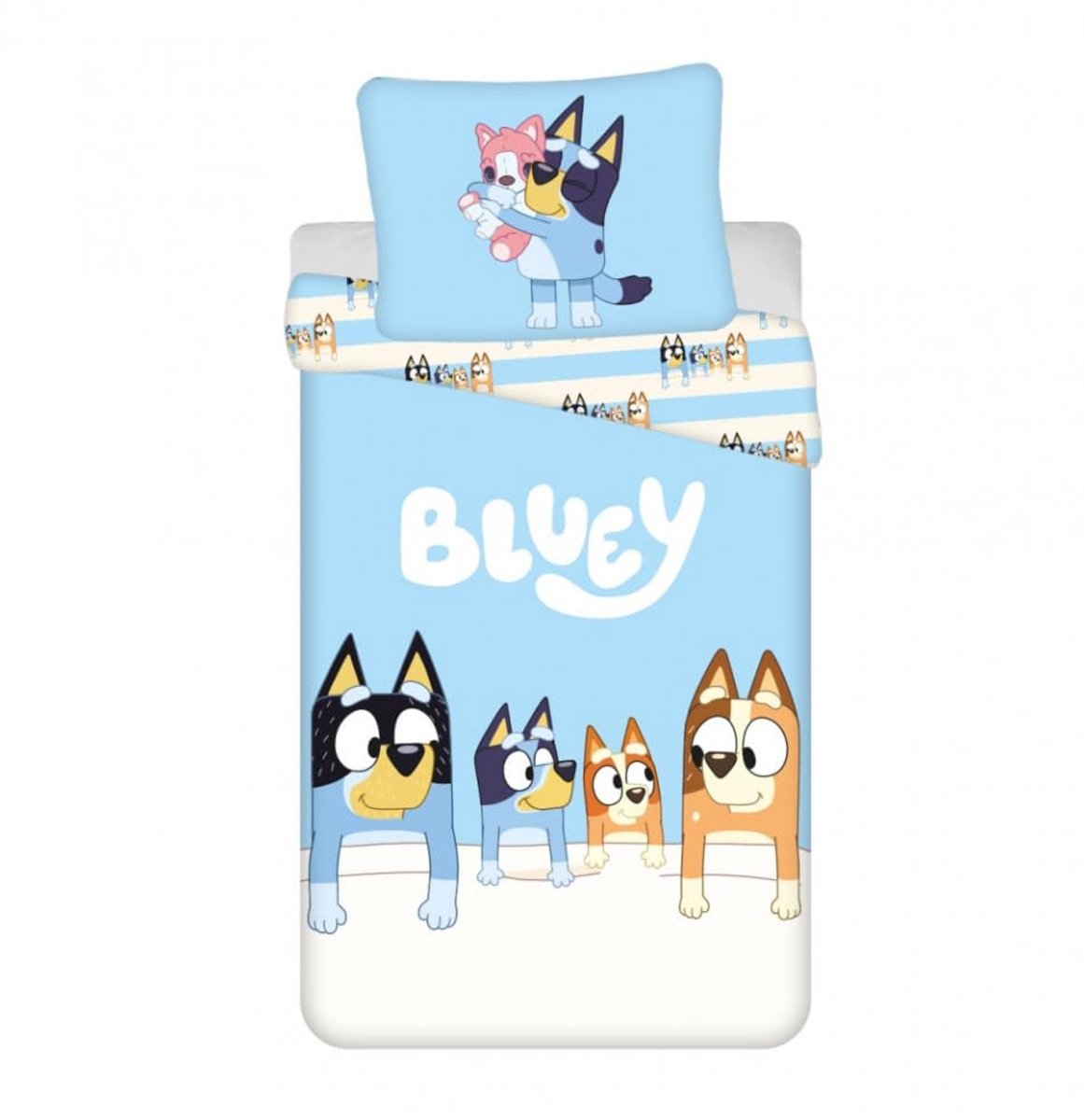 Omgoods - Bluey Family Beddengoedset 140 x 200 cm van Katoen