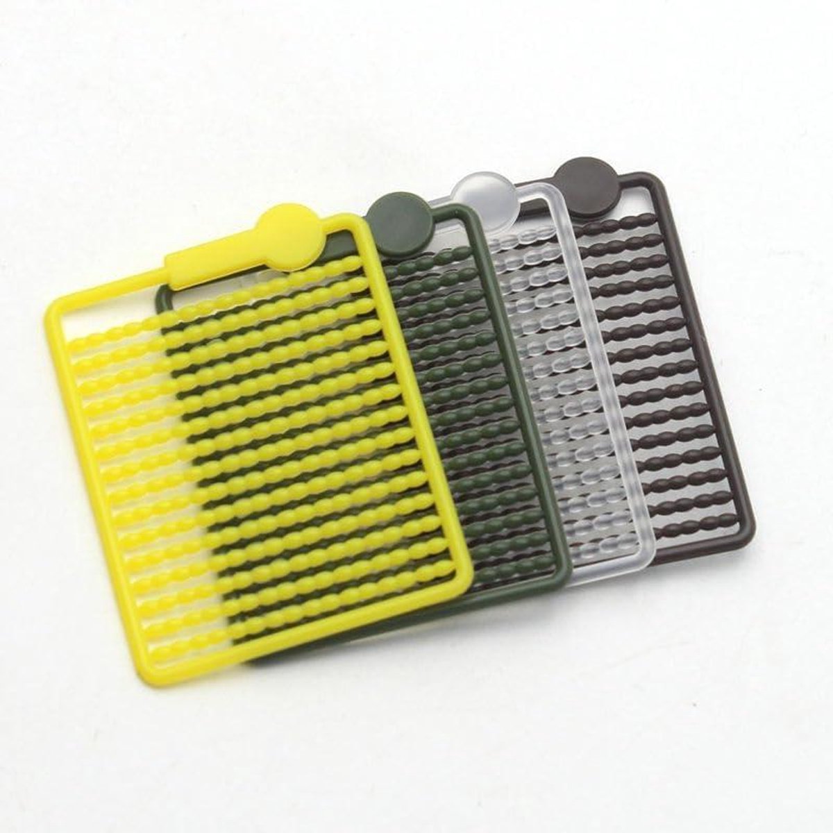 Karper Vis Aasstops - Haakstops Boilie - Karpervissen Eindtackle - 300 Stuks Verpakking - 5 mm x 18 mm - Helder
