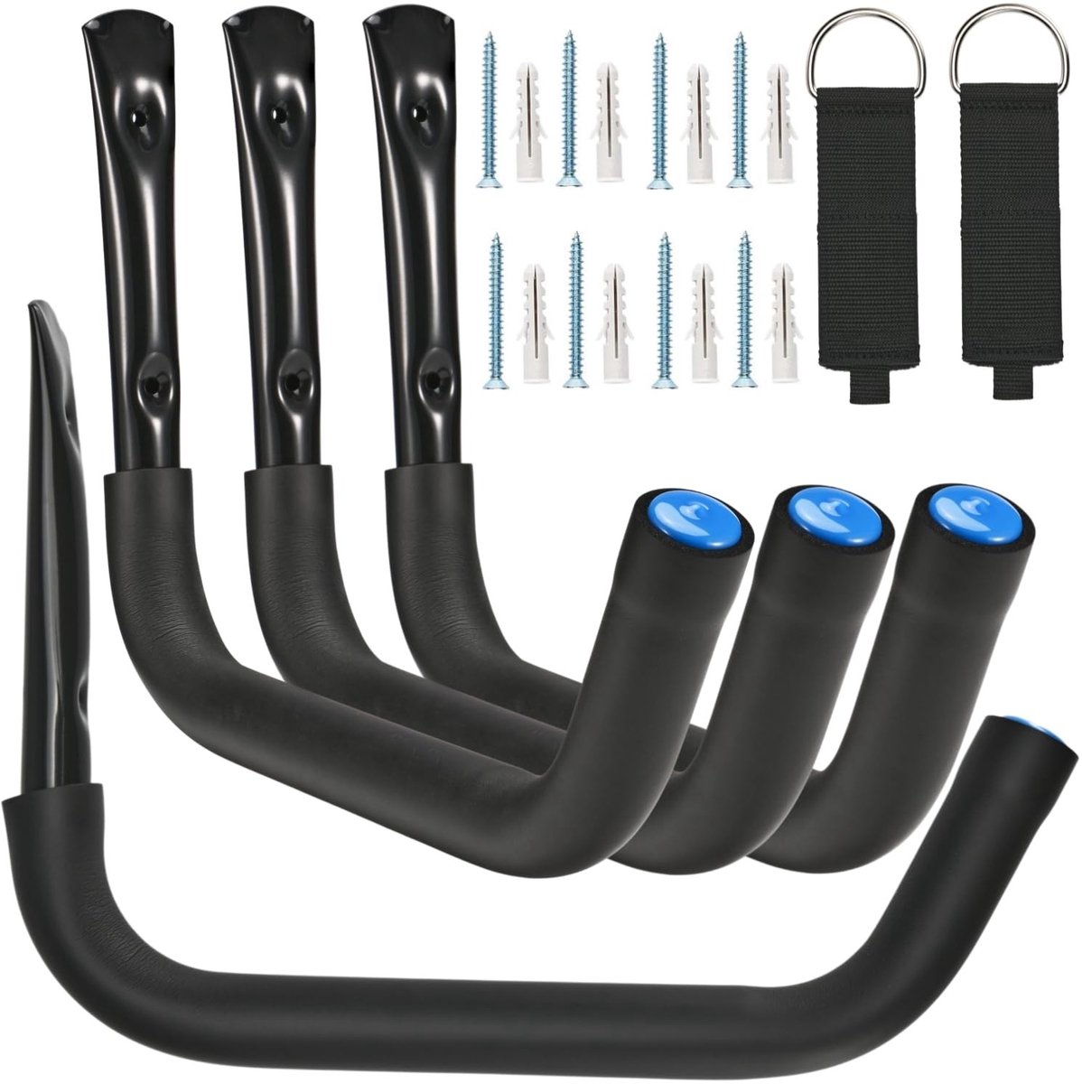 Omgoods - Wandmontage Opslagrek voor Kayak - Set van 4