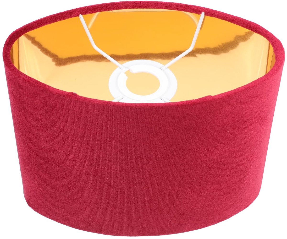 Omgoods- Lampenkap Ovaal Fluwelen - Vervangende Lampenkap E27 - Tafellamp - Staande Lamp - Plafond - 23x18,5x12cm - Lampenkappen