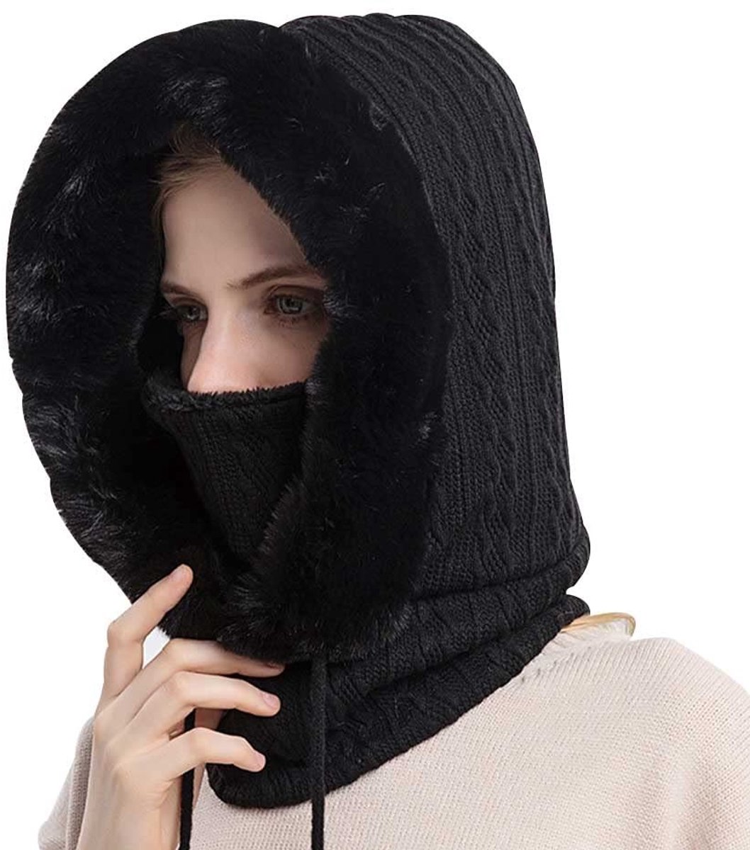 Omgoods - Dikke Balaclava voor Vrouwen met Volledige Gezichtsbedekking