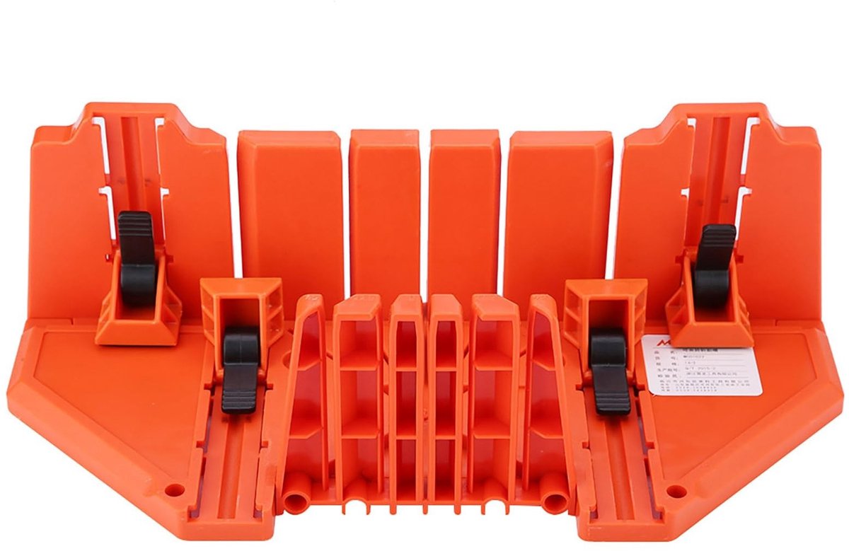 Omgoods- Verstekbak Nauwkeurige Snit - Antislip Design - Draagbaar Handgereedschap - Hoekopties 0°/22,5°/45°/90° - Duurzaam ABS-Kunststof - Zaagtafel