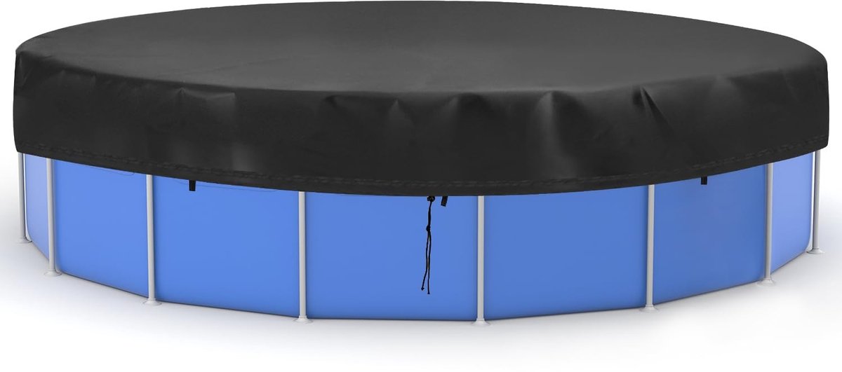 Omgoods - Ronde Zwembadafdekking 460 cm met UV-Bescherming