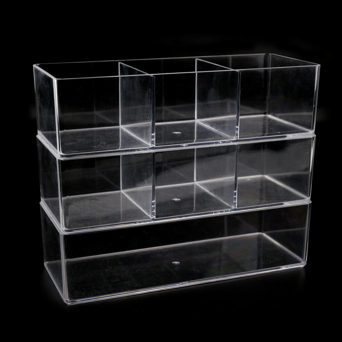 Omgoods - 3-Layer Acryl Makeup Organizer - Transparante opbergruimte voor make-up
