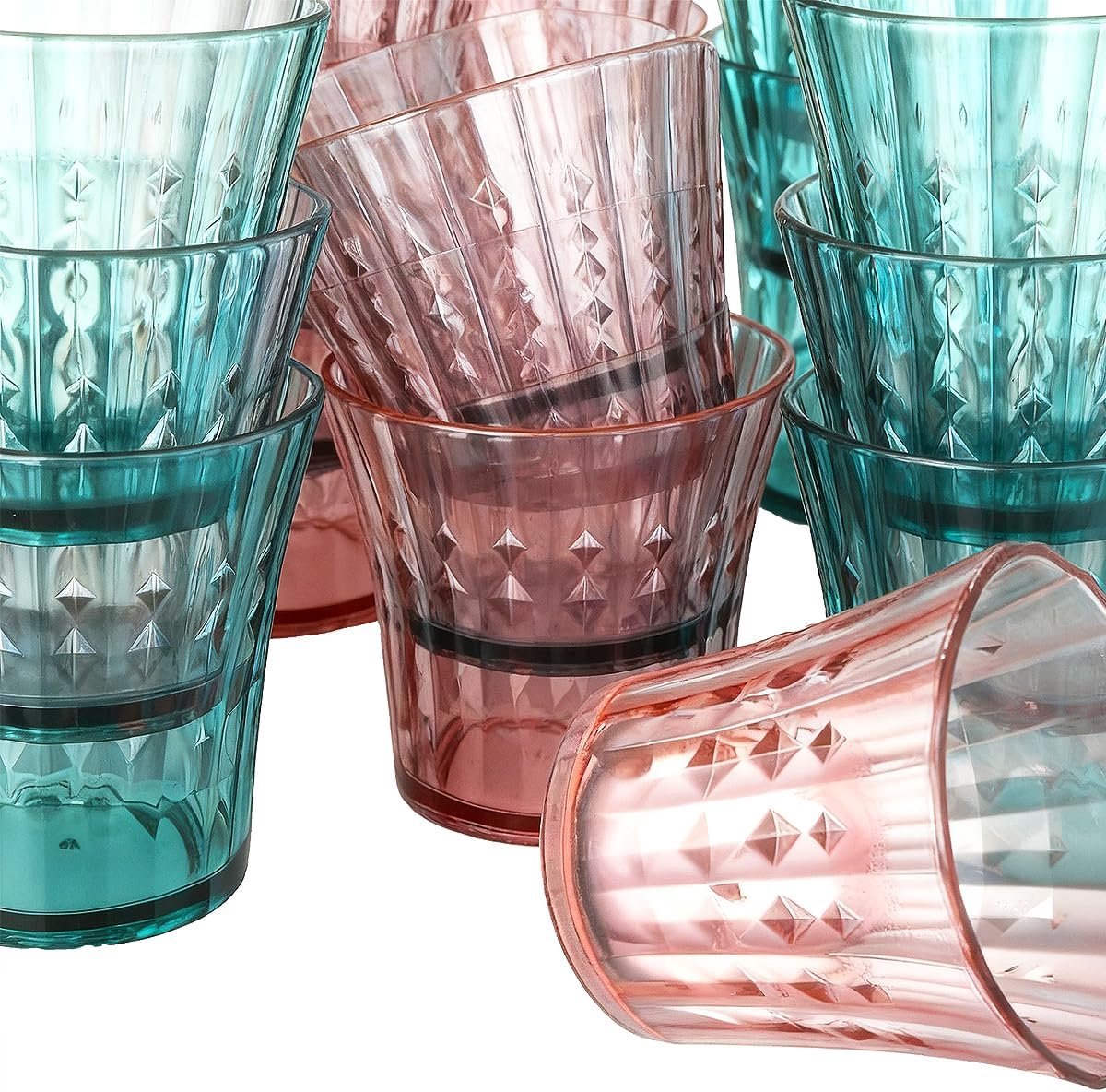 Plastic waterbeker - ergonomisch - antislip - ideaal voor onderweg - SnelShoppen