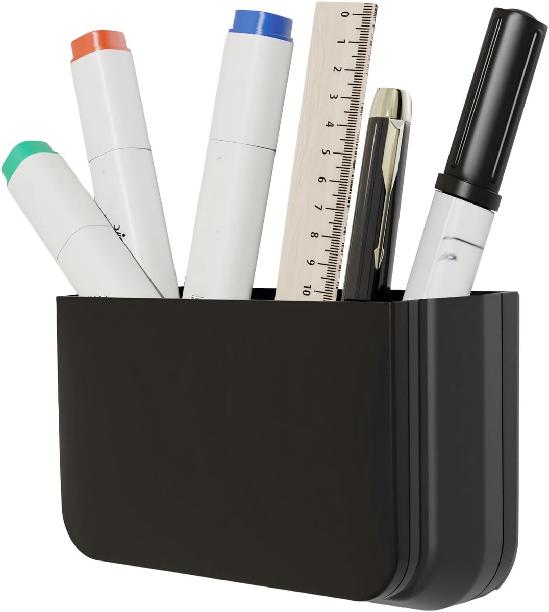 SnelShoppen - Magnetische Droog Erase Markerhouder, Whiteboard Magnetische Pot, Organizer voor Kluisje, Pennenopberging voor Whiteboard, Koelkast en K