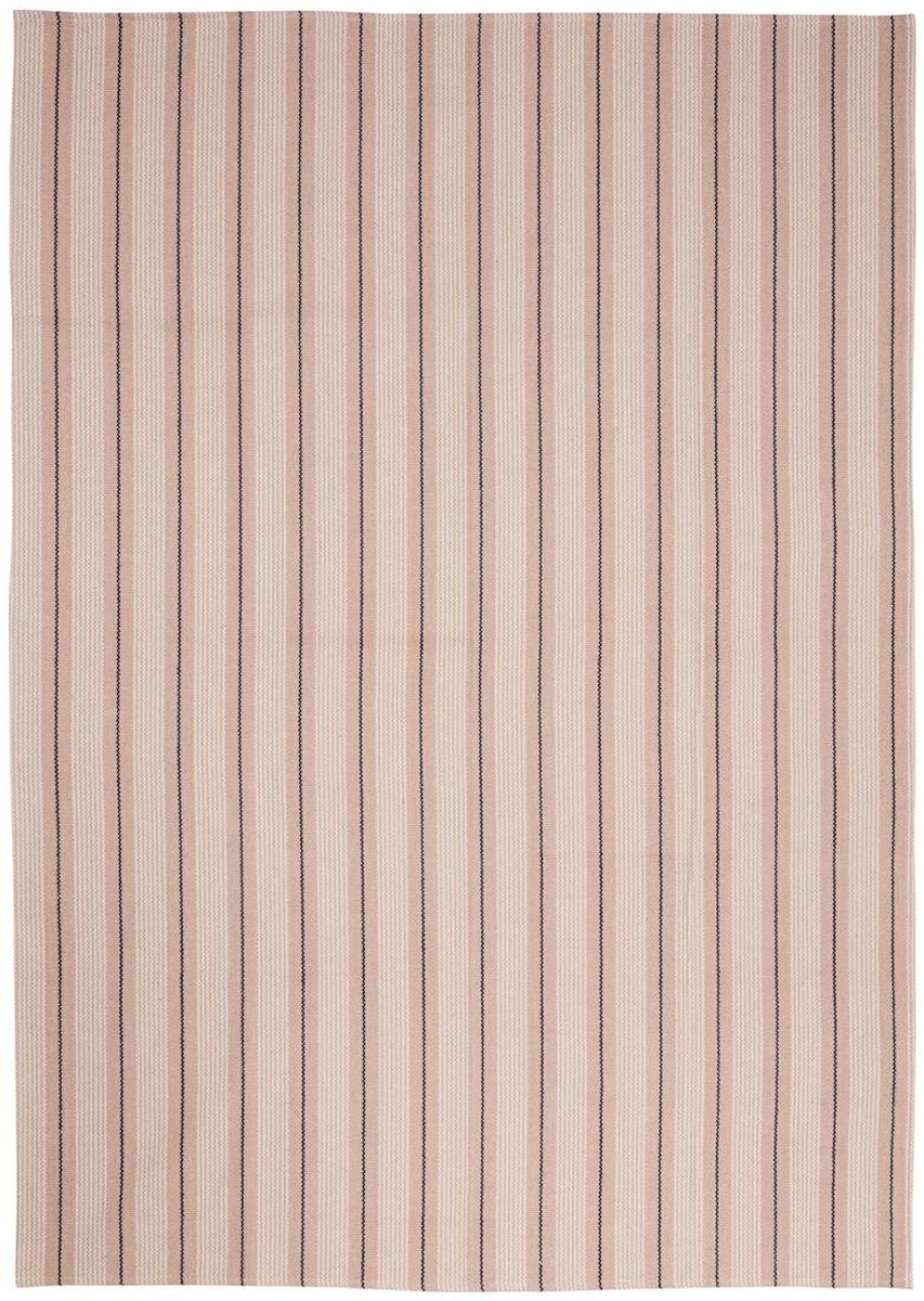 Antislip katoenen tapijt met strepen GROOVE