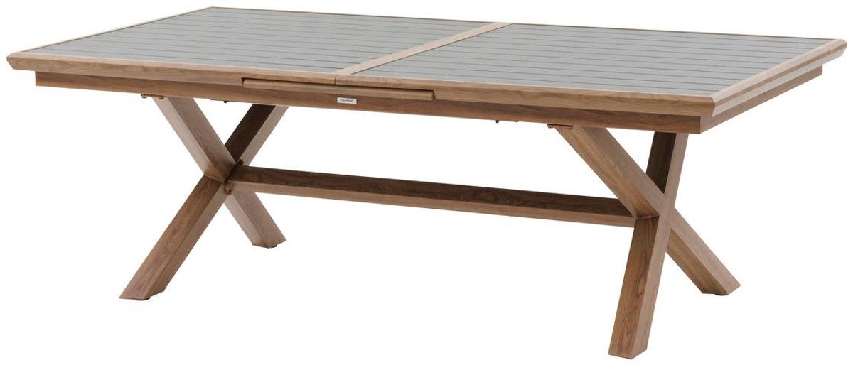 Uitschuifbare aluminium tuintafel voor 10 personen AXIOME