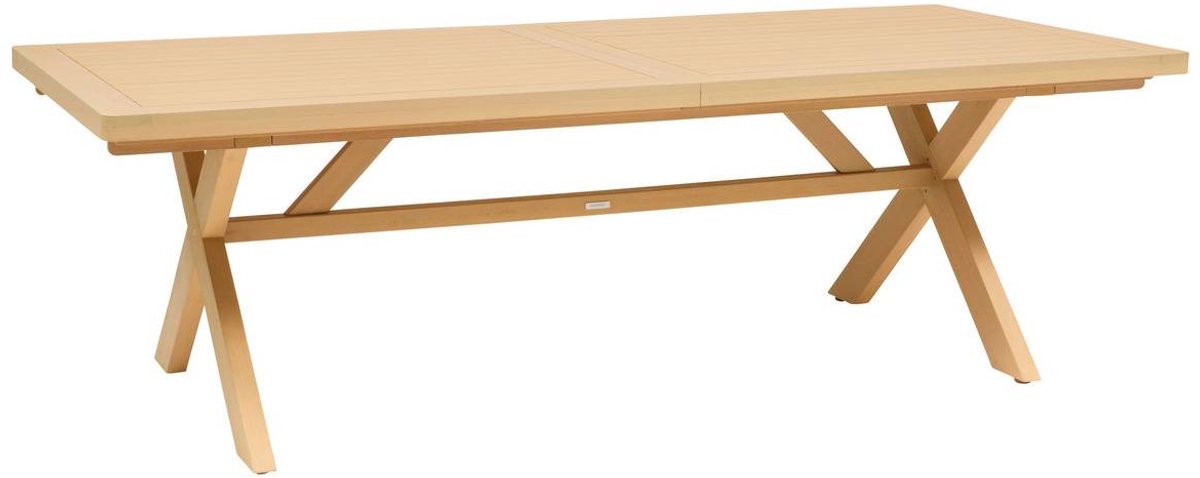 Uitschuifbare tuintafel voor 12 personen van eucalyptushout XENIA