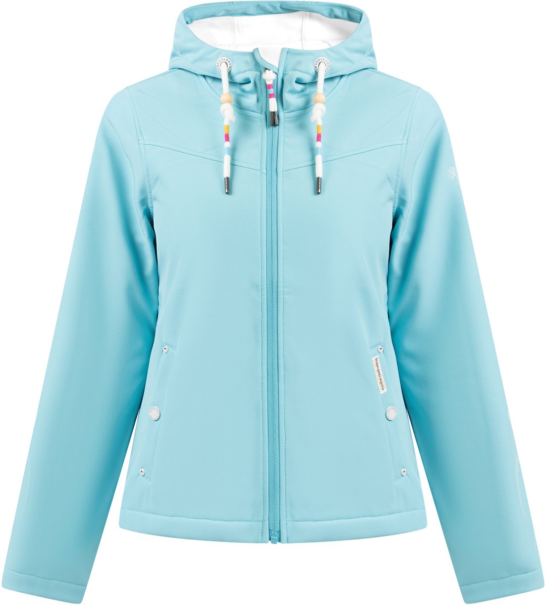 Schmuddelwedda softshell jas Donker Aqua-280