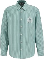 WE Fashion Heren relaxed fit gestreept overhemd meyt embroidery