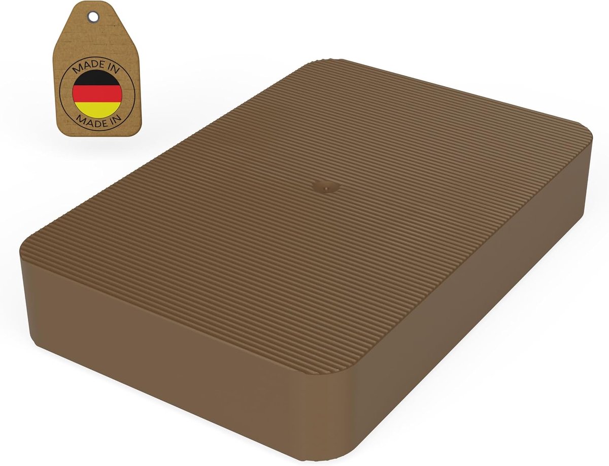 20 stuks Afstandhouders Kunststof 60 x 40 x 10 mm Raammontageklosjes Blokjes Onderlegplaten Afstandplaten Kunststofplaat Compensatieplaten Vensterwiggen (Dikte: 10 mm)