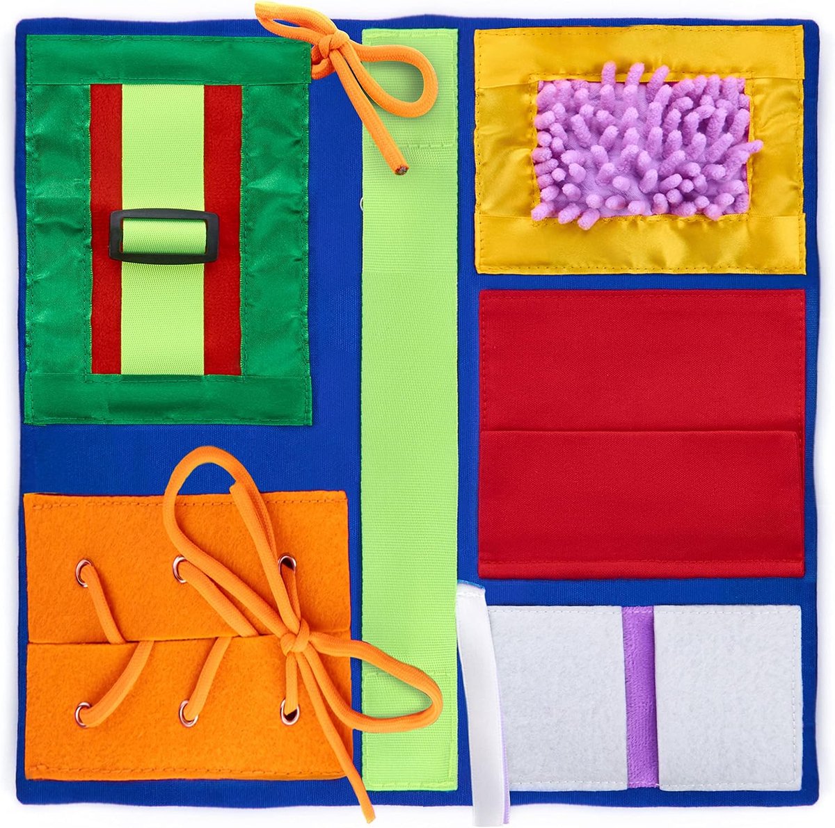 Pillow Case | Kalmerende Activiteiten voor Volwassenen met Dementie | Fidget Kussen | Dementie Producten voor Ouderen | Dementie Kussen | Helpt bij: Alzheimer, Dementie, Asperger & Autisme