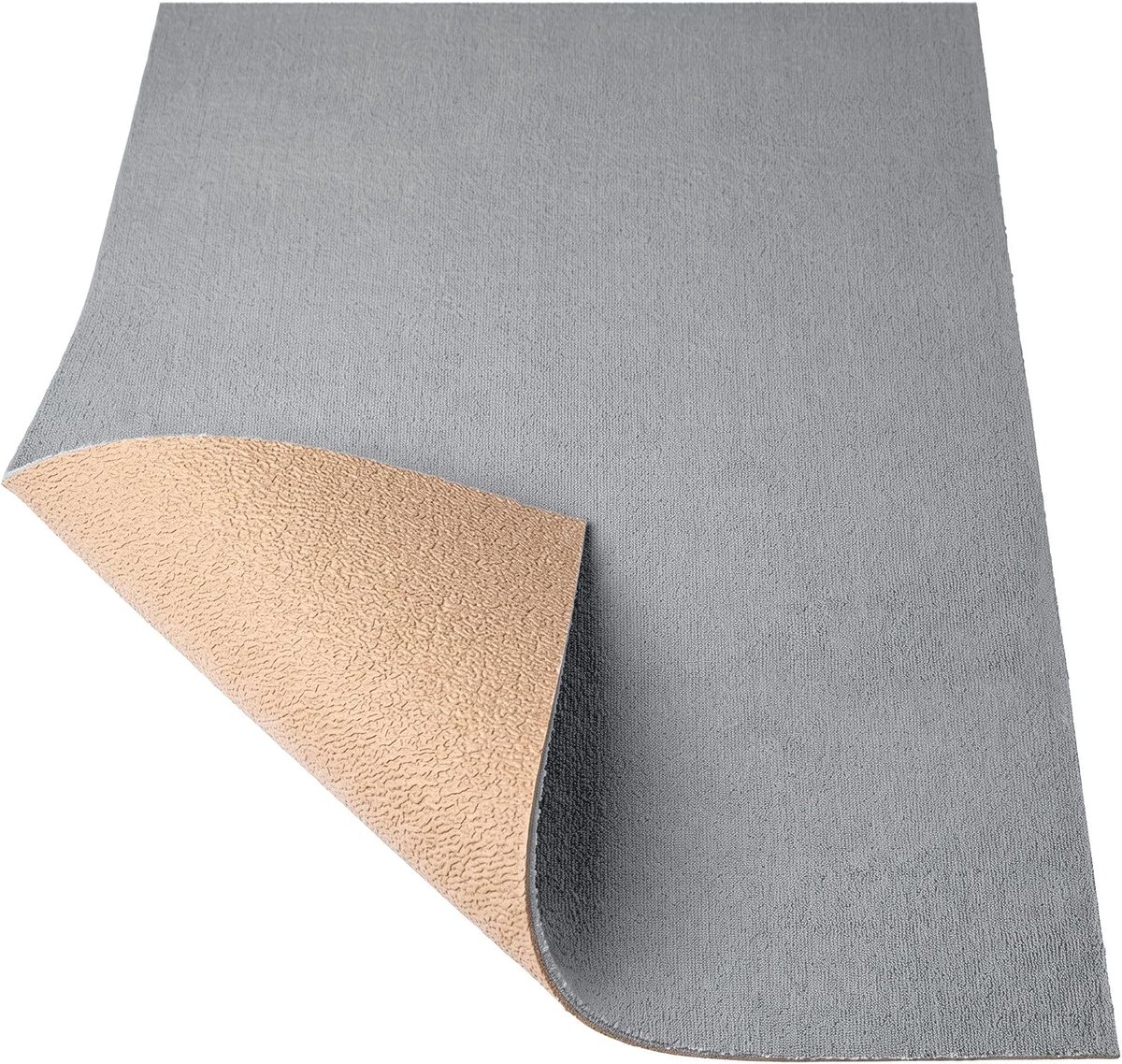 SnelShoppen - Antislip Badmat Douchemat Microvezel Grijs 60 x 500 cm Sneldrogend Wasbaar Zacht voor Badkamer, Luxe Voelen, Waterdicht, Perfect voor El