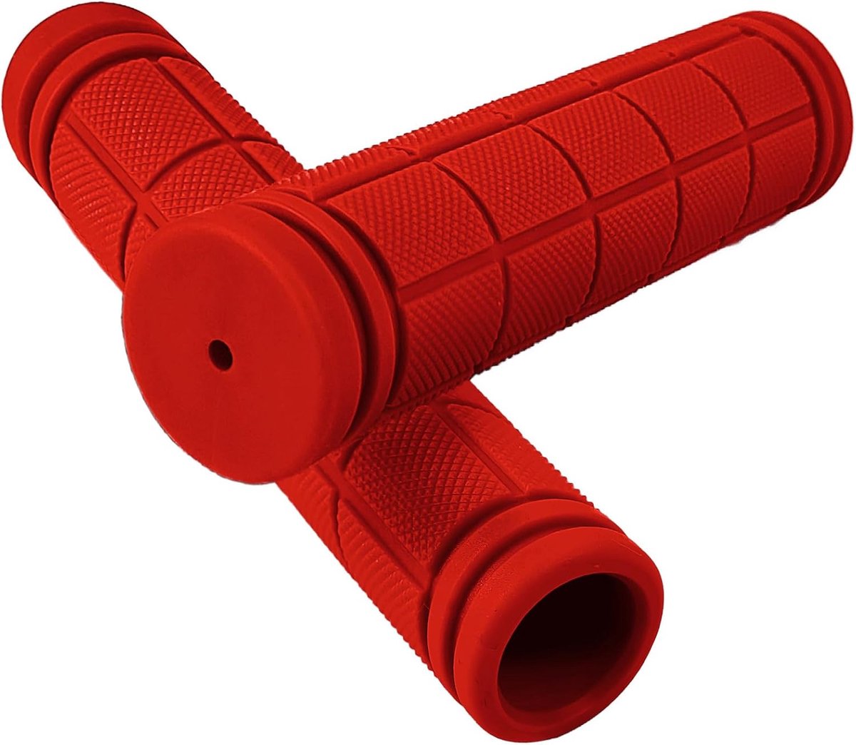 SnelShoppen - Set van 2 Fietsgrepen, Handvatten voor Fietsen, 22 mm, Ergonomische Rubber Handgrepen voor Fietsen en Scooters, Waterdicht en Antislip,