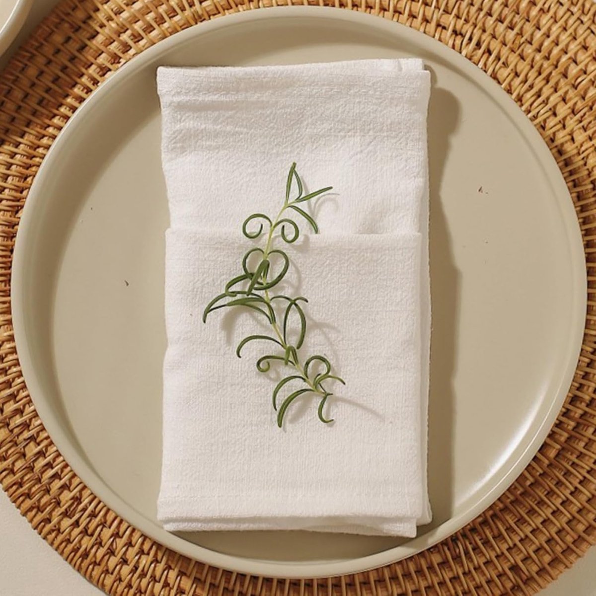 Linnen Servetten 40 x 40 cm - Handgeverfd - Unieke uitstraling - Perfect voor feesten - ShopVlot