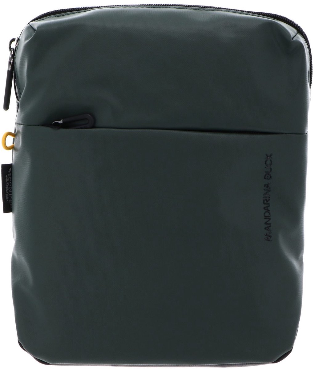 MANDARINA DUCK schoudertas Eco Coated Crossover Deep Green donkergroen