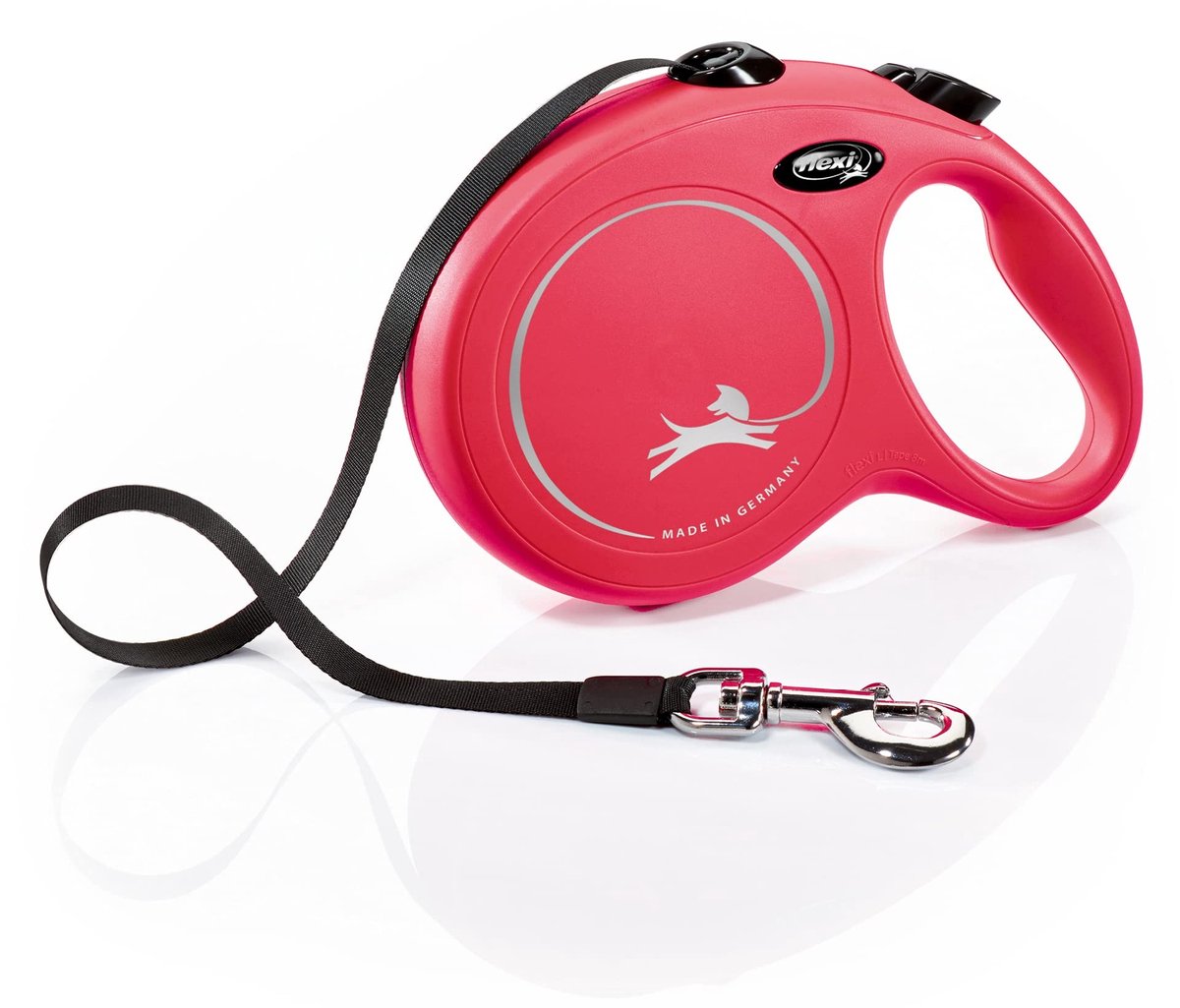 Omgoods - Classic L 8M Leiband Rood voor Honden tot 50 kg