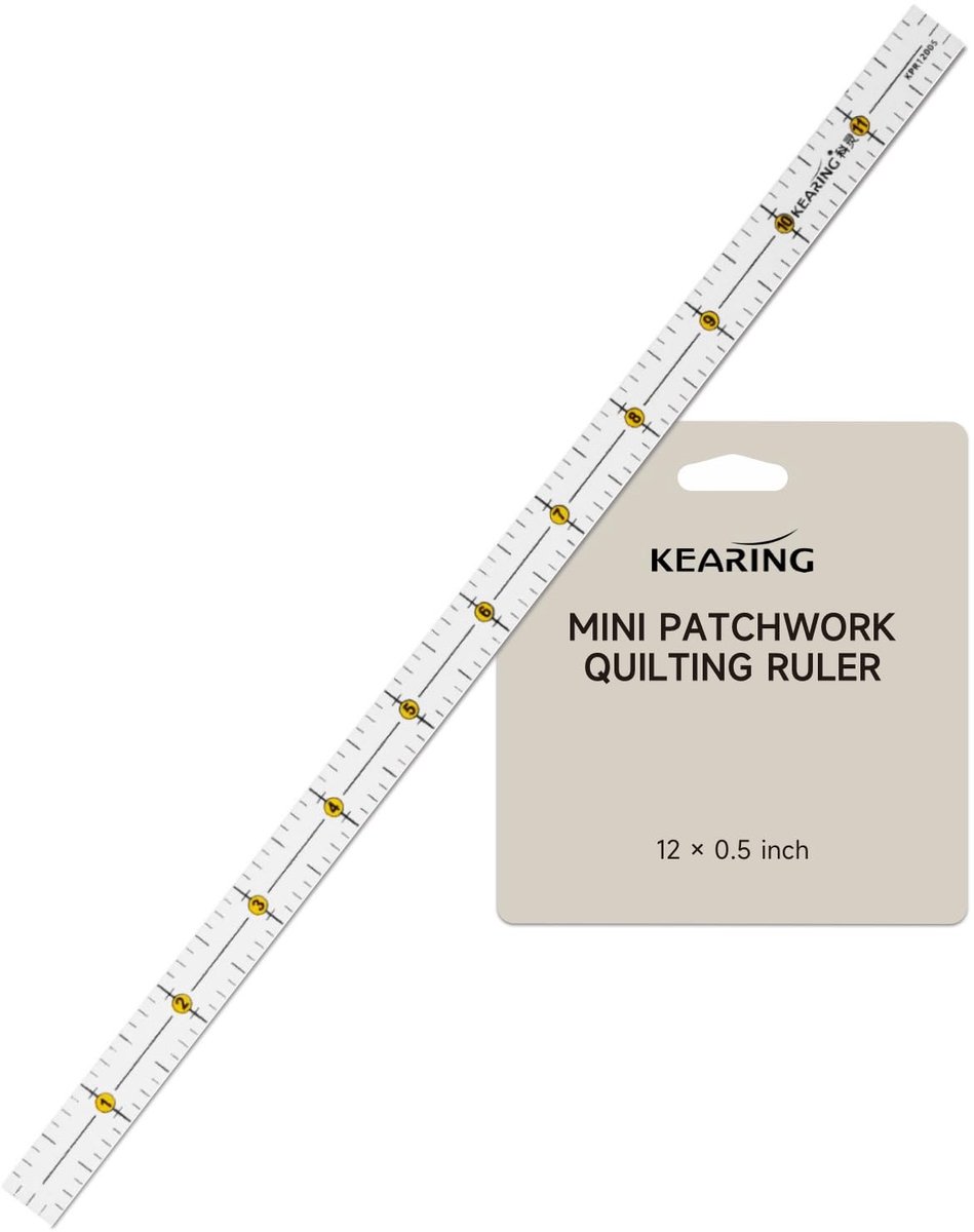 Omgoods - 12 Inch Acryl Quilting Liniaal voor Precisie Snijden