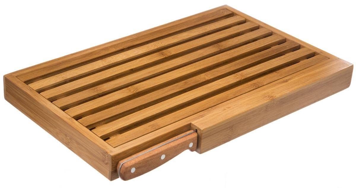 Omgoods - Bamboe Broodplank met Geïntegreerd Mes