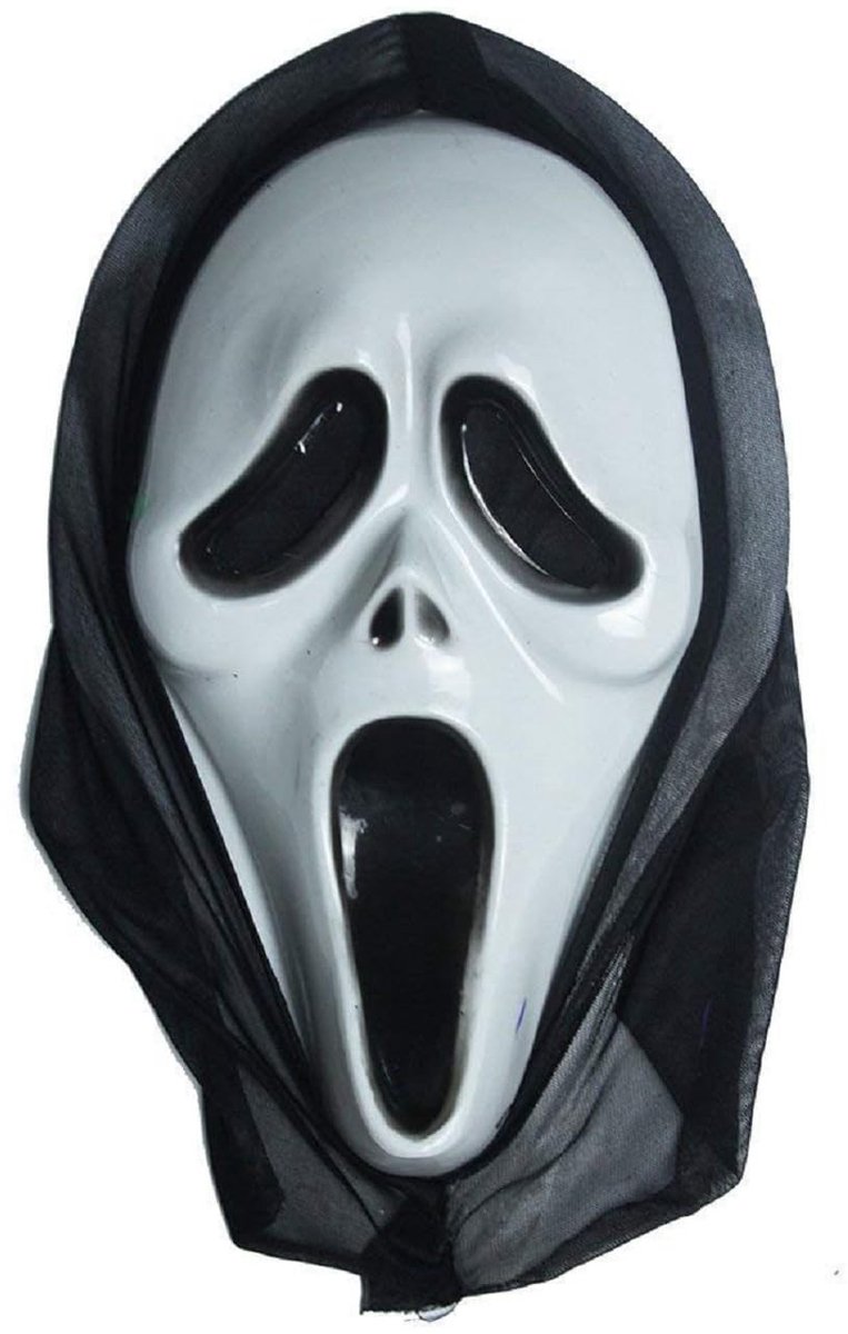 Omgoods - Kostuum Masker voor Carnaval en Halloween, Wit