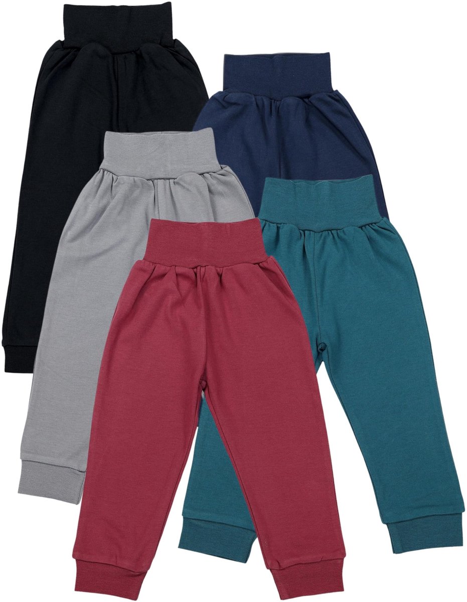 Omgoods - Set van 5 Kleurige Babybroekjes van Katoen