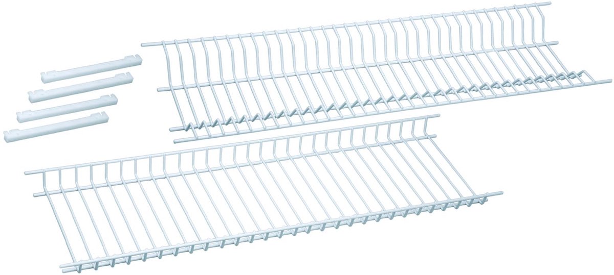 Omgoods - Gelamineerde Stalen Drainer Wit voor Keukenkasten, 75 cm