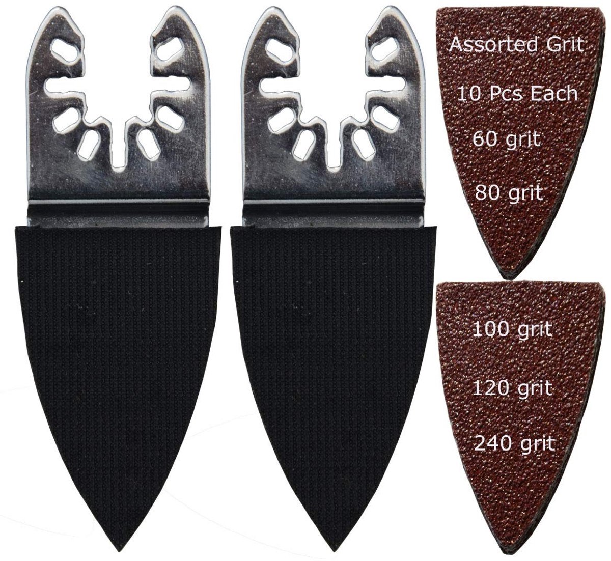 Omgoods - 52 Delige Accessoire Kit voor Multitool Schuurpads